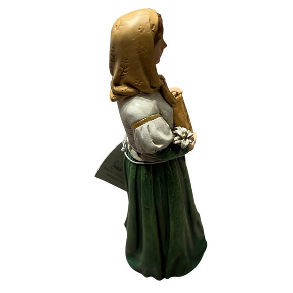Joseph's Studio Roman Inc. St. Dymphna Figurine Statue 5.5" Tall Gift Prayerful - Picture 11 of 13